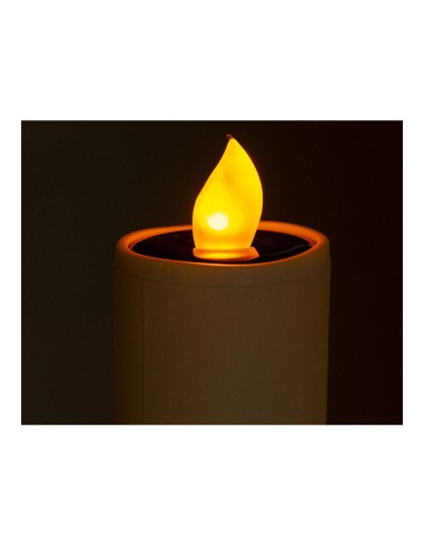 Vela solar efecto llama ø4 x 90 cm