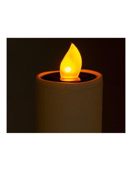 Vela solar efecto llama ø4 x 90 cm