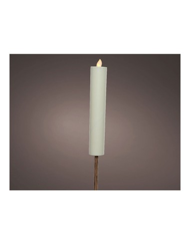 Vela solar efecto llama ø4 x 90 cm