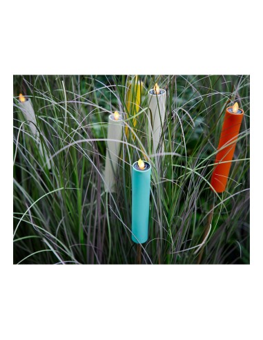 Vela solar efecto llama ø4 x 90 cm