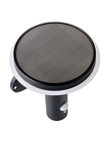 Aplique solar metalico 17,8x18,3x22cm 40 leds...