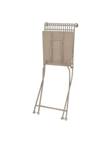 Mesa metalica/mosaico bistro color marron para...