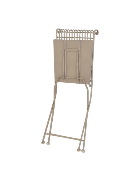 Mesa metalica/mosaico bistro color marron para exterior 58 x 58 x 72 cm