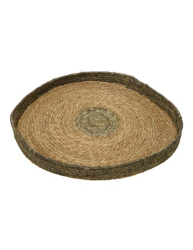 Set 2 maceteros de esparto redondos ø35x4cm y...