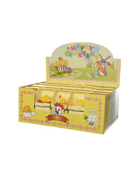 Nidos de pascua ø5x4cm modelos surtidos