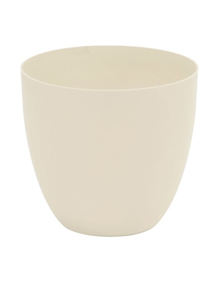 Maceta inyección cuenco ø38cm color ecru