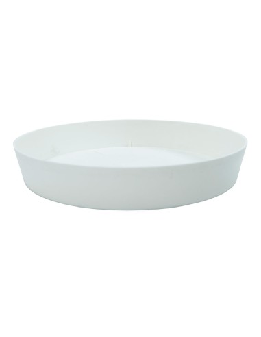 Plato inyeccion maceta ø28x4,4cm color blanco