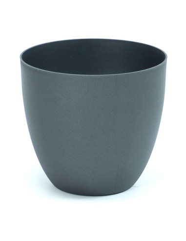 Maceta de inyección cuenco ø38cm color antracita