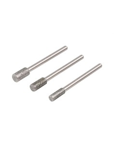 Set 3 muelas de diamante cilíndricas 5987000 wolfcraft
