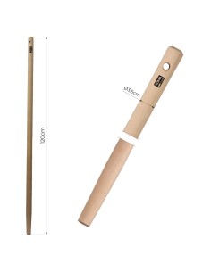 Mango para raedera/pala ø3,5cm x 120cm amp1200 koma tools