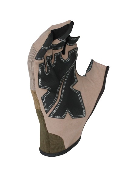 Guante trabajo táctil 3 dedos abierto piel sintetica/spandex talla 8 juba