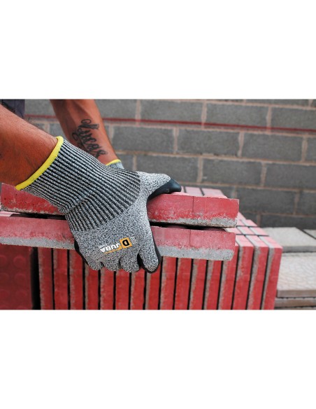 Guante trabajo resistente a corte fibra k-rock/eco-latex talla 7 juba