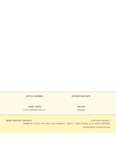 Portalamparas 250v base g-9 10cm con cable