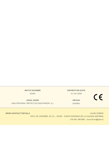 Guante de trabajo sin nitrilo "biodegradable"...