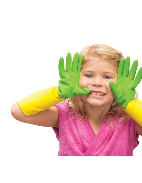 Guante infantil jardinería látex talla 4 años juba