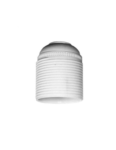 Portalamparas roscado e27 blanco homologado solera 6829crb