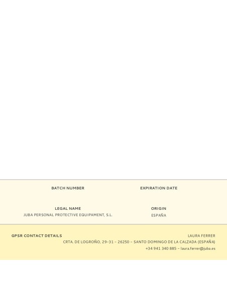 Guante jardinería sin costuras nylon/pvc talla 8 juba