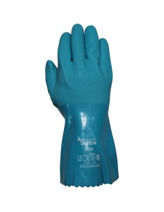 Guante riego jardín pvc longitud antebrazo talla 8 juba 2