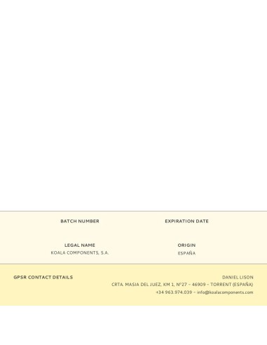 Arandela termoplastica e14 negra para ref. 44067