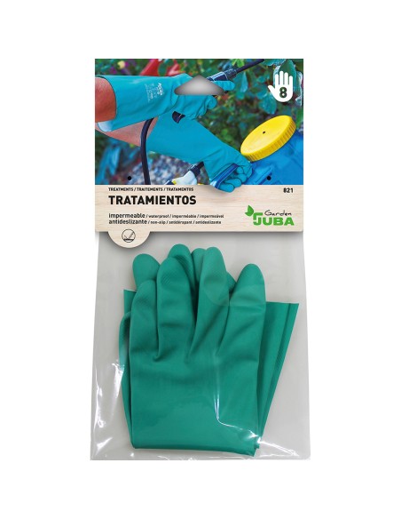Guante trabajos fitosanitarios nitrilo talla 7 juba