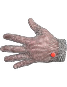 Guante de malla de acero inoxidable talla m juba