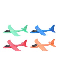 Avion planeador de porexpan 47x39x12cm colores surtidos