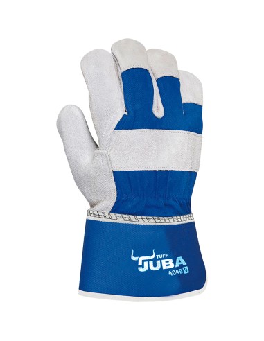 Guante de serraje piel vacuno/lona talla 10 juba