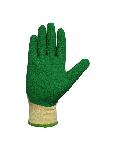 Guante jardinería poliéster/látex talla 8 juba
