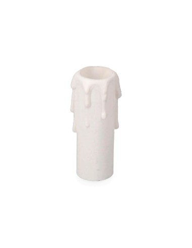 Vela mediana para portalamparas e14 blanco solera 854