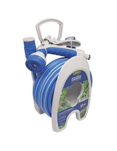 Carrito porta manguera especial terrazas 10 m