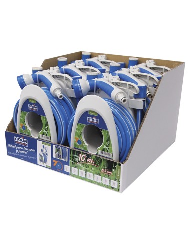 Carrito porta manguera especial terrazas 10 m