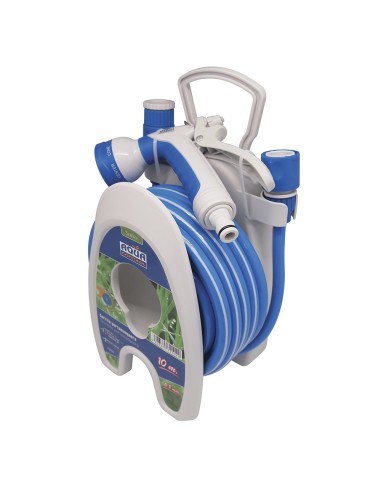 Carrito porta manguera especial terrazas 10 m