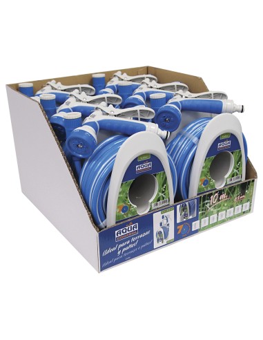 Carrito porta manguera especial terrazas 10 m