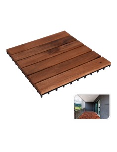 Baldosas para terraza modelo acacia 30 x 30 cm, 9 unidades
