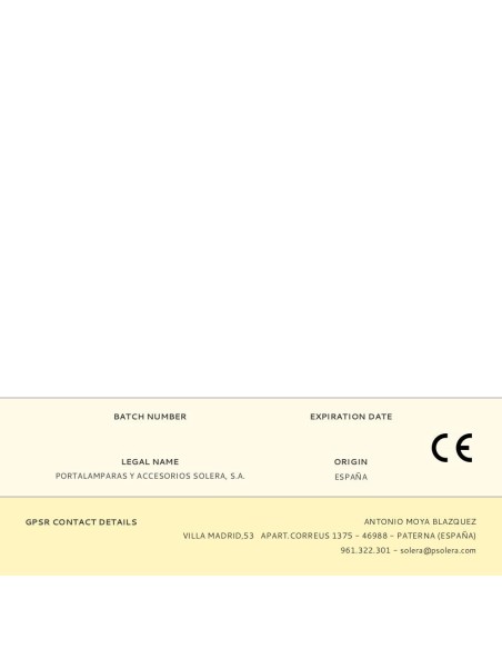 Vela mediana para portalamparas e14 crema solera 854c