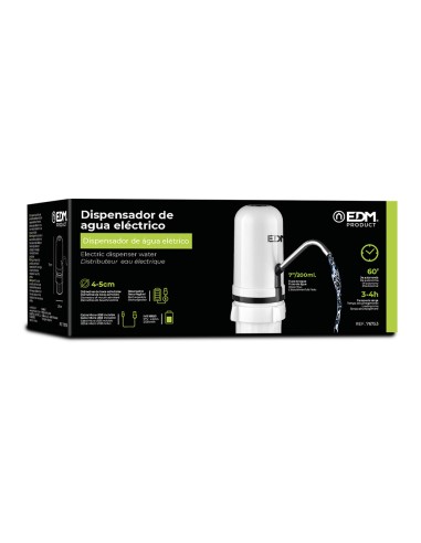 Dispensador electrónico para garrafas de agua