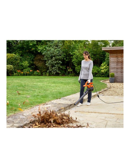 Aspirador/soplador triturador 2.600w beblv260-qs black+decker