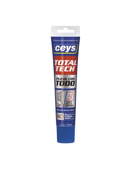 Total tech transparente tubo 125 ml
