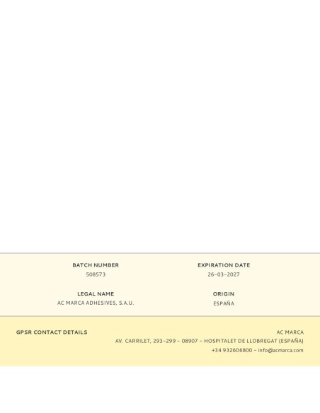 Total tech blanco cartucho 290 ml