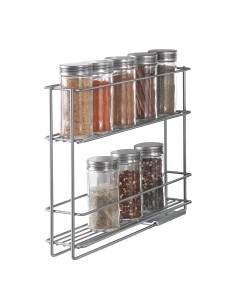 Especiero deslizante 2 estantes 'in&out' 28x6x22cm metaltex