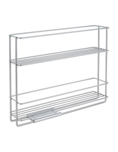 Especiero deslizante 2 estantes 'in&out' 28x6x22cm metaltex 2