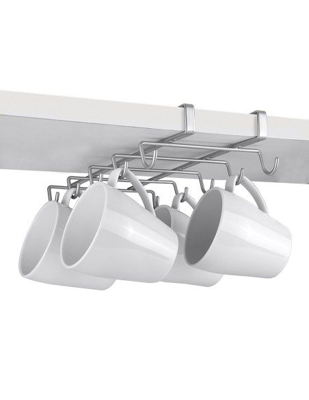 Colgador 10 tazas 'my-mug' 28x14x6cm metaltex