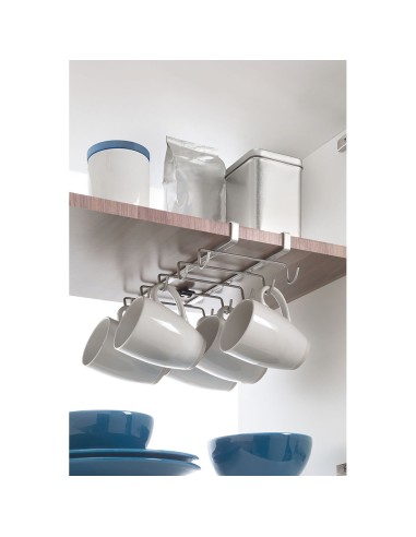 Colgador 10 tazas 'my-mug' 28x14x6cm metaltex