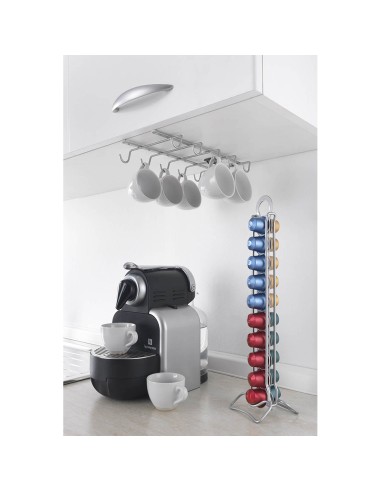 Colgador 10 tazas 'my-mug' 28x14x6cm metaltex