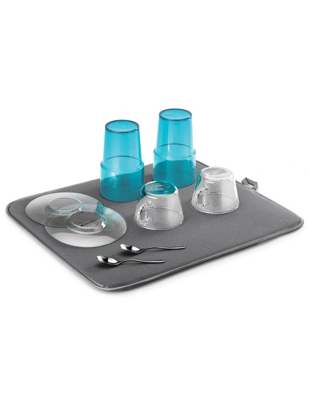 Tapete escurridor 'softex' 45x40cm gris metaltex