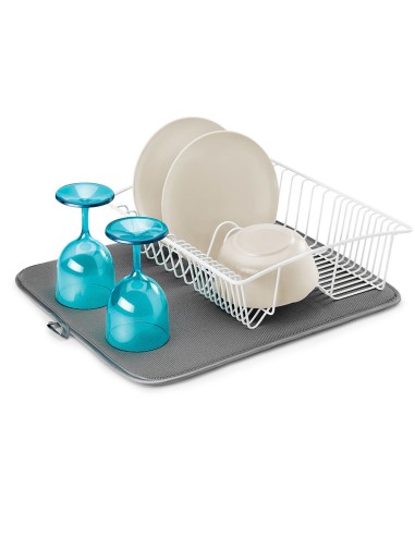 Tapete escurridor 'softex' 45x40cm gris metaltex