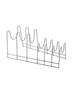 Soporte para platos, tapaderas y tablas de corte 'lido' 29x50x17cm metaltex 2