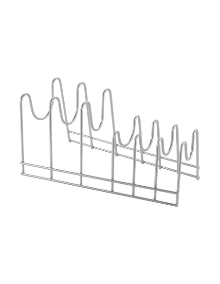 Soporte para platos, tapaderas y tablas de corte 'lido' 29x50x17cm metaltex