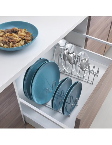 Soporte para platos, tapaderas y tablas de...