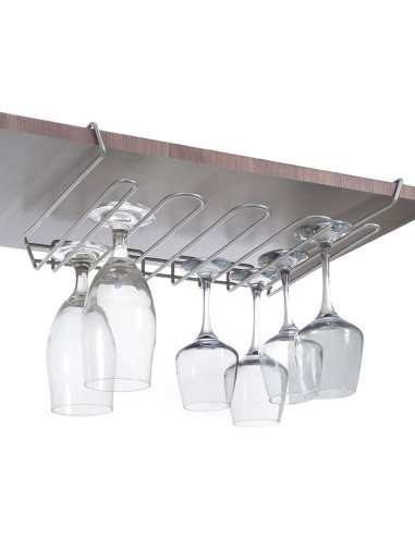 Colgador estante para copas 'my-crystal' 38x26x7cm metaltex